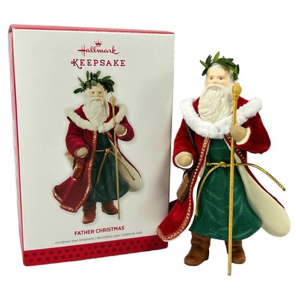 Hallmark 2013 FATHER CHRISTMAS Keepsake Ornament Red Santa Claus